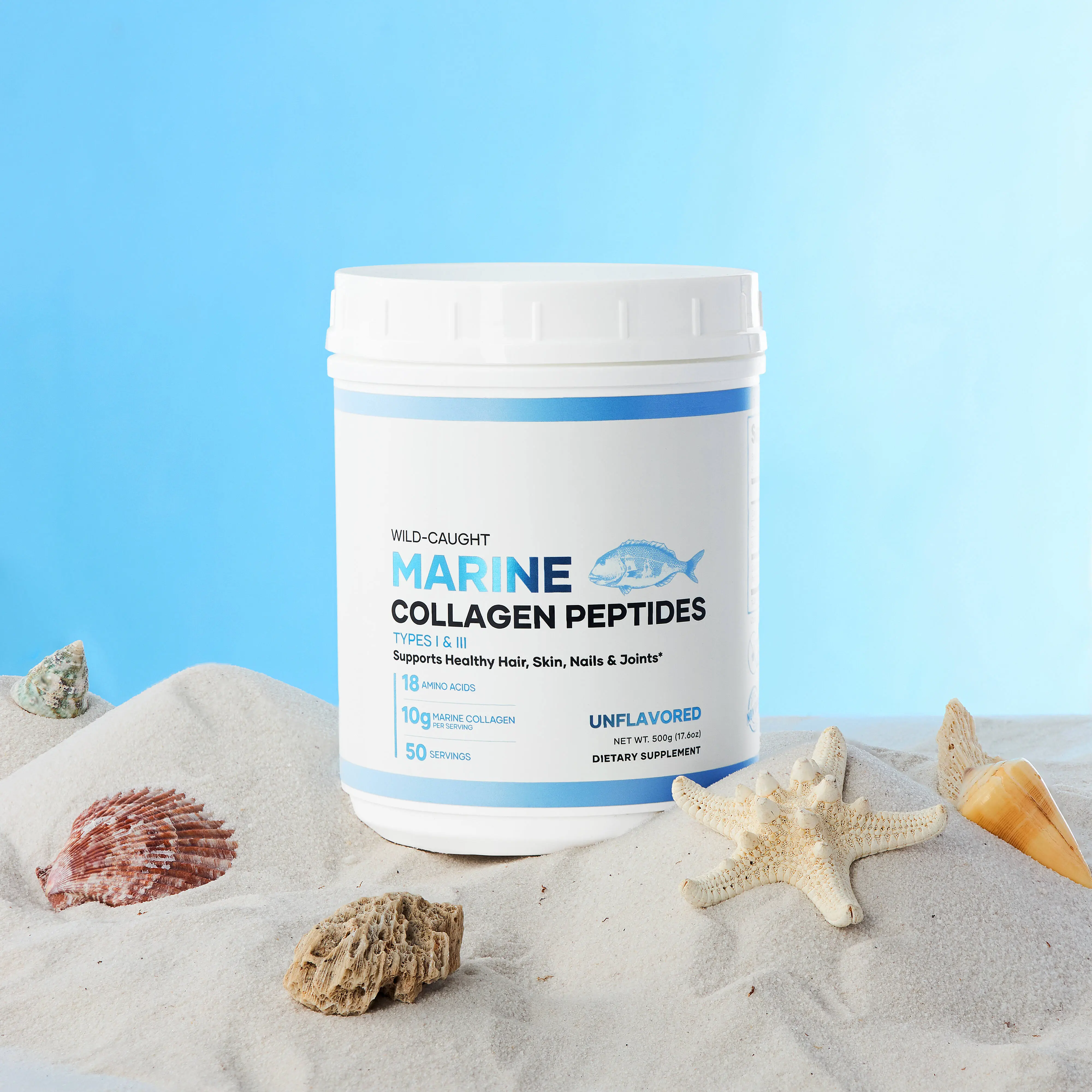WILD-CAUGHT MARINE COLLAGEN PEPTIDES